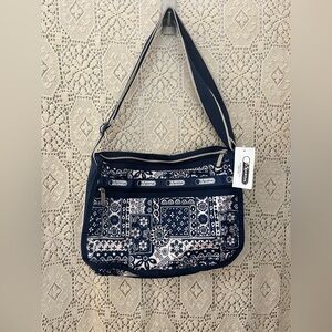 NWT bandanna bag LeSportsac blue everyday crossbody or shoulder
